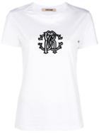 Roberto Cavalli Logo Patch T-shirt - White
