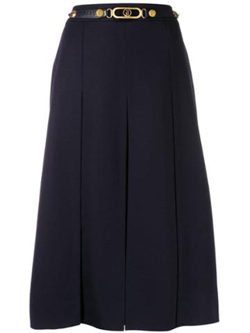 Louis Feraud Pre-owned '1970s A-line Skirt - Blue