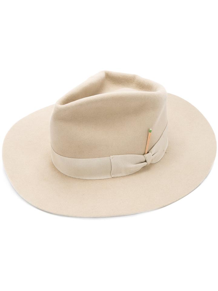 Nick Fouquet Trilby Hat - Brown