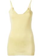 Kristensen Du Nord Fitted Tank Top, Women's, Size: 1, Yellow/orange, Cotton
