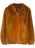 G.v.g.v. Faux-fur Hooded Jacket - Brown