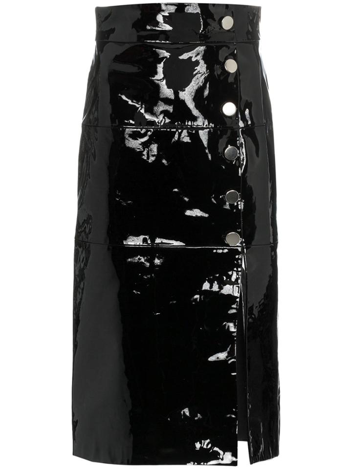 Skiim Side Slit Pencil Skirt - Black