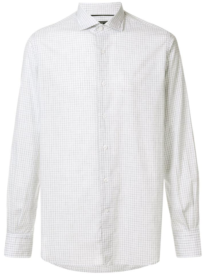 Orian Checked Shirt - White