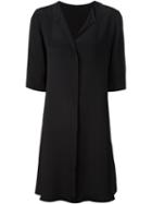 Peter Cohen Shift Dress, Women's, Size: Medium, Black, Silk