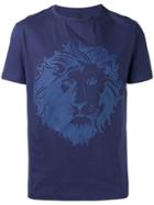 Versus Lion Print T-shirt - Blue