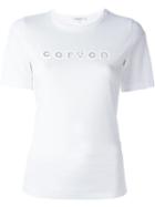 Carven Logo Print T-shirt, Women's, Size: S, White, Cotton