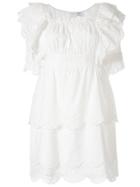 Sir. Leila Ruffle Mini Dress - White