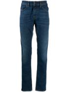 Diesel Low Rise Straight Leg Jeans - Blue