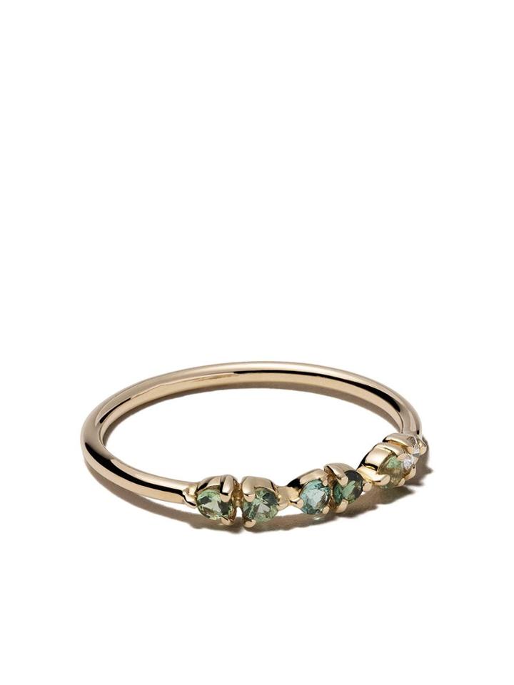 Wwake 14kt Gold Botany Demi-paired Ring