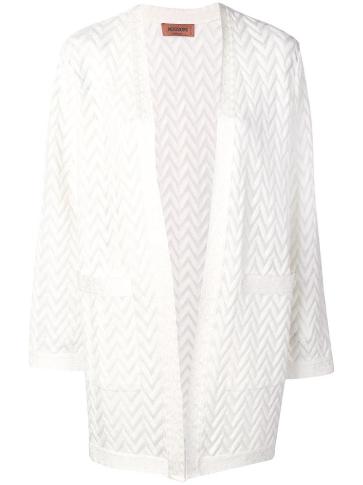 Missoni Zig Zag Cardigan - White