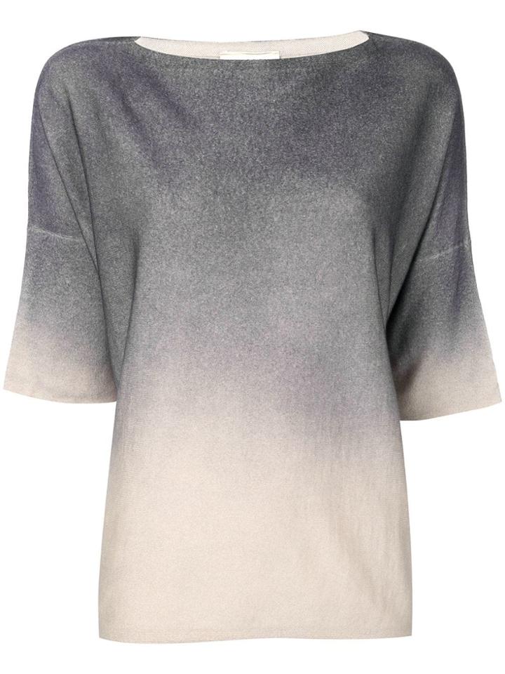 Snobby Sheep Gradient Effect Knitted Top - Blue
