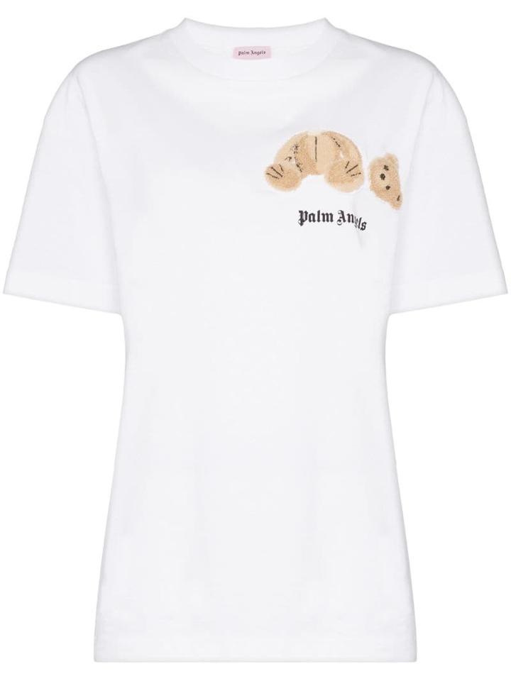 Palm Angels Kill The Bear Printed T-shirt - White