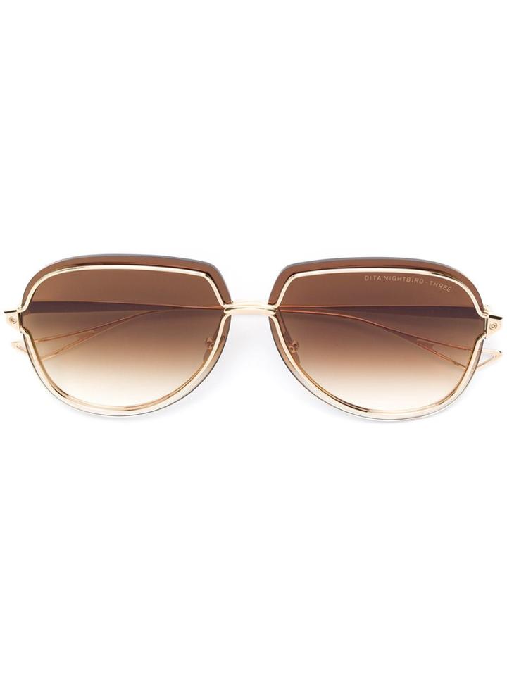Dita Eyewear Nightbird-three Sunglasses - Gold
