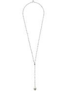 Alexander Mcqueen Long Spider Necklace - Metallic