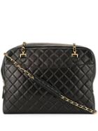 Chanel Pre-owned 1997's Cc Mark Charm Chain Tote - Black