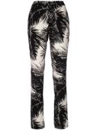 Theory Palm Tree Print Trousers - Black