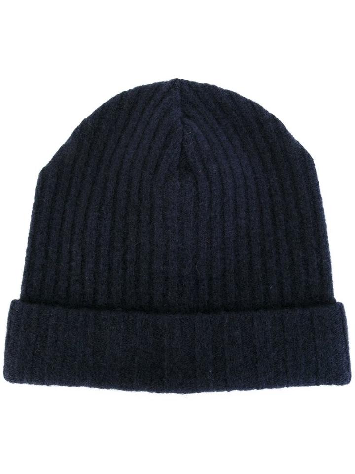 Diesel Black Gold 'carter' Hat, Men's, Blue, Nylon/spandex/elastane/wool