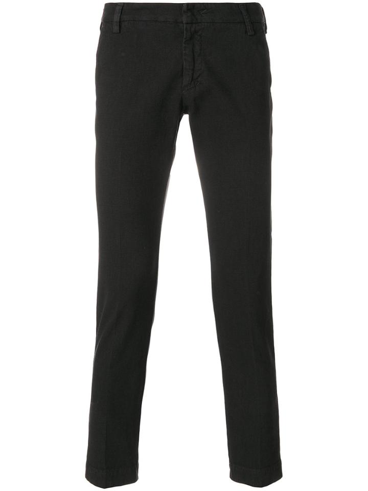 Entre Amis Classic Fitted Trousers - Grey