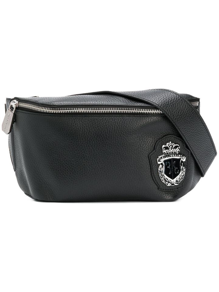 Billionaire Logo Belt Bag - Black