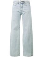 Simon Miller - W006 Wide-leg Jeans - Women - Cotton - 28, Blue, Cotton