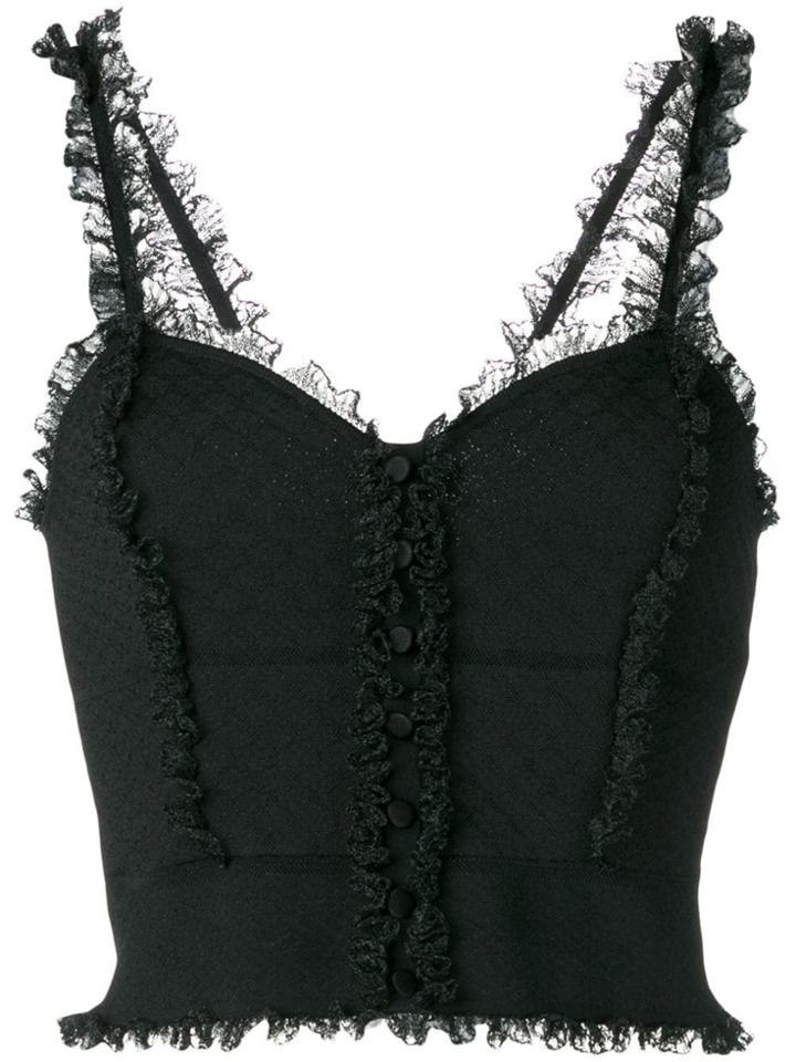 Alexander Mcqueen Corset Top - Black