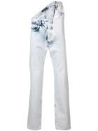 Y / Project Asymmetric Slim Fit Jeans - Blue
