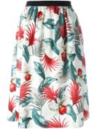 Antonio Marras Hawaiian Floral Print Skirt