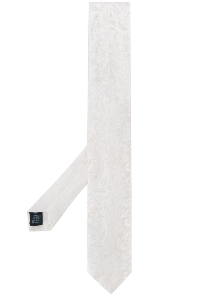 Dolce & Gabbana Jacquard Tie - White