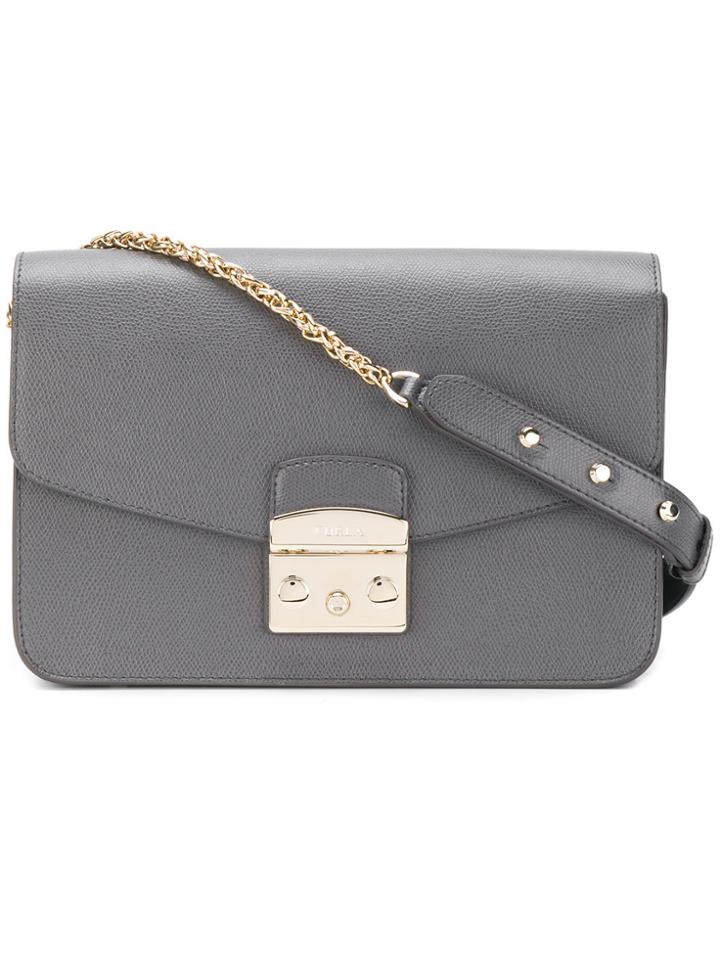 Furla Metropolis Shoulder Bag - Grey