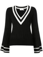 Zimmermann Plunging V-neck Jumper - Black