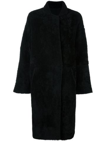 Sprung Frères Shearling Midi Coat