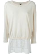 Ann Demeulemeester Layered Hem Jumper
