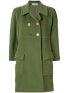 Yves Saint Laurent Pre-owned Double-breasted Coat - Green