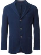 The Gigi Three Button Blazer, Men's, Size: 46, Blue, Cupro/cotton/spandex/elastane