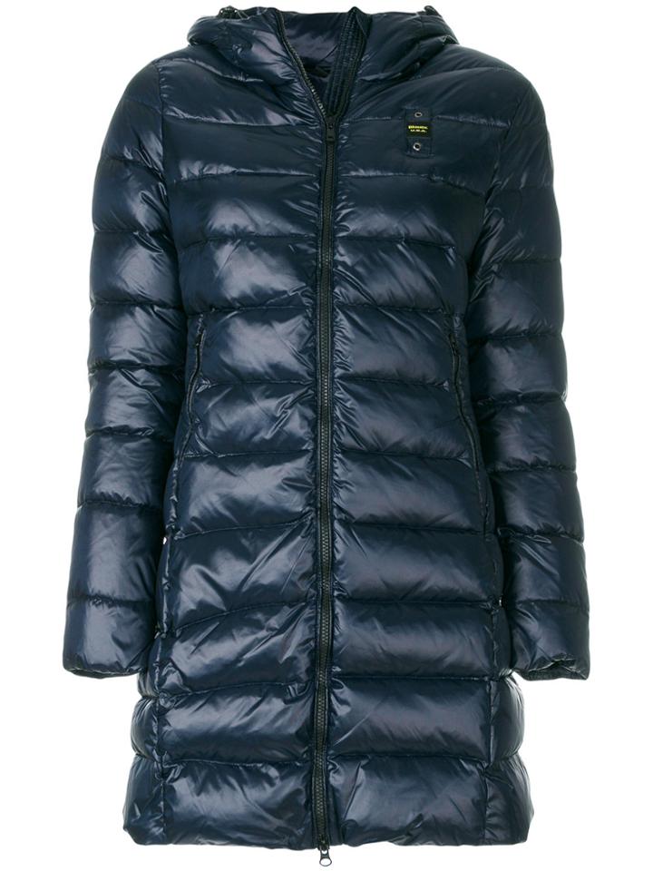 Blauer Padded Hooded Jacket - Blue