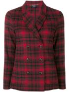 Woolrich Tartan Buttoned Blazer - Red