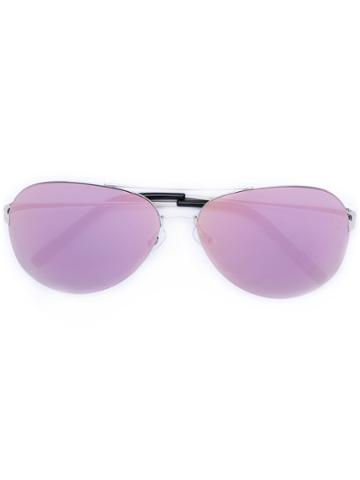 Linda Farrow Linda Farrow X Matthew Williamson Sunglasses - Metallic