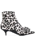 No21 Leopard Buckled Boots - Nude & Neutrals