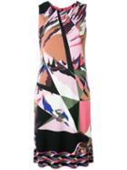 Emilio Pucci Abstract Print Dress, Women's, Size: 44, Silk/spandex/elastane/viscose