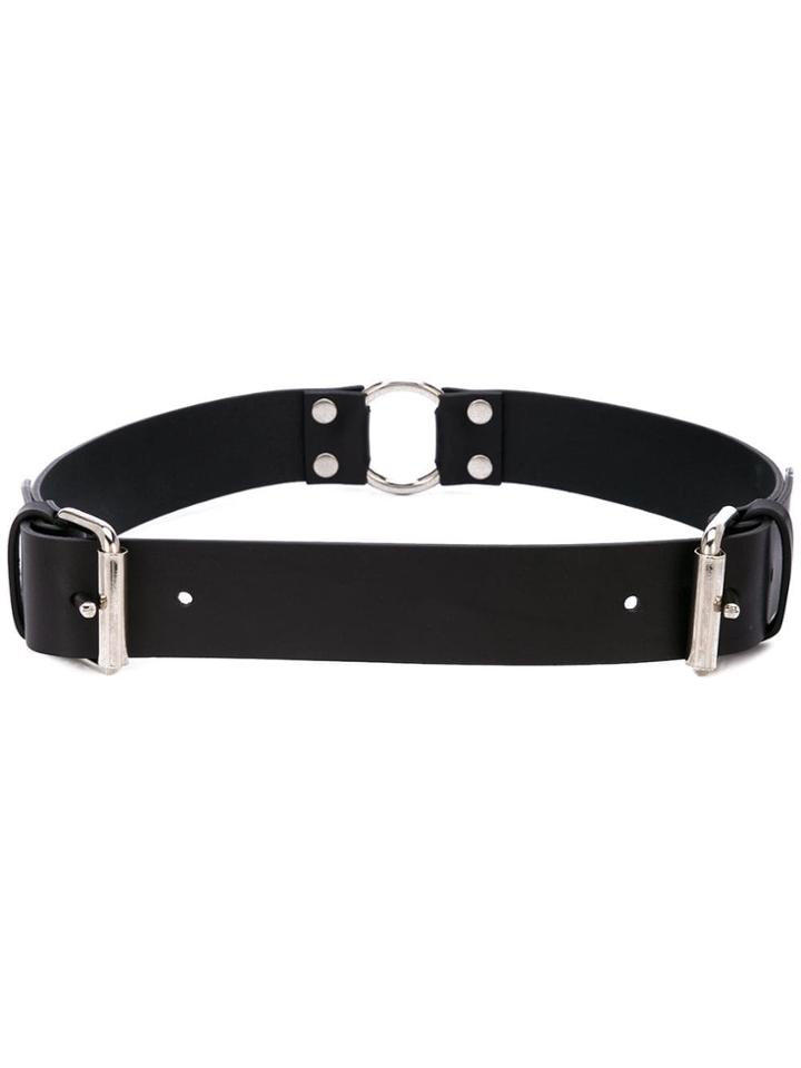 032c Adjustable Buckle Belt - Black