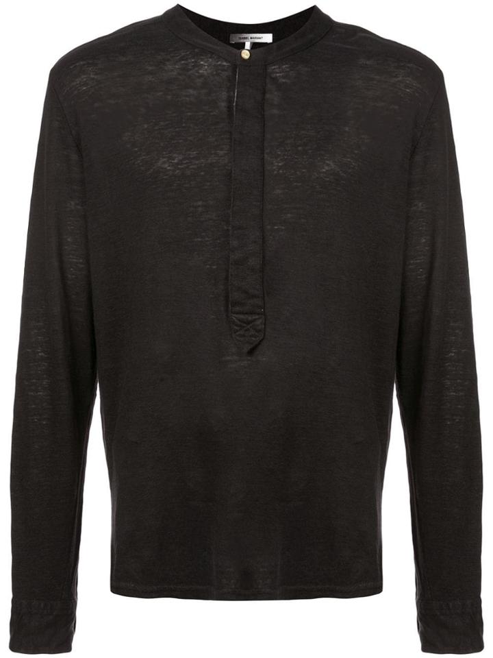 Isabel Marant Buttoned Sweater - 01bk
