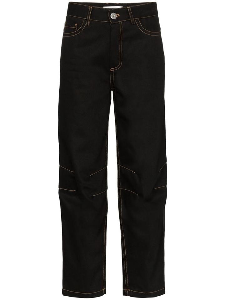 Matthew Adams Dolan Straight-leg Jeans - Black