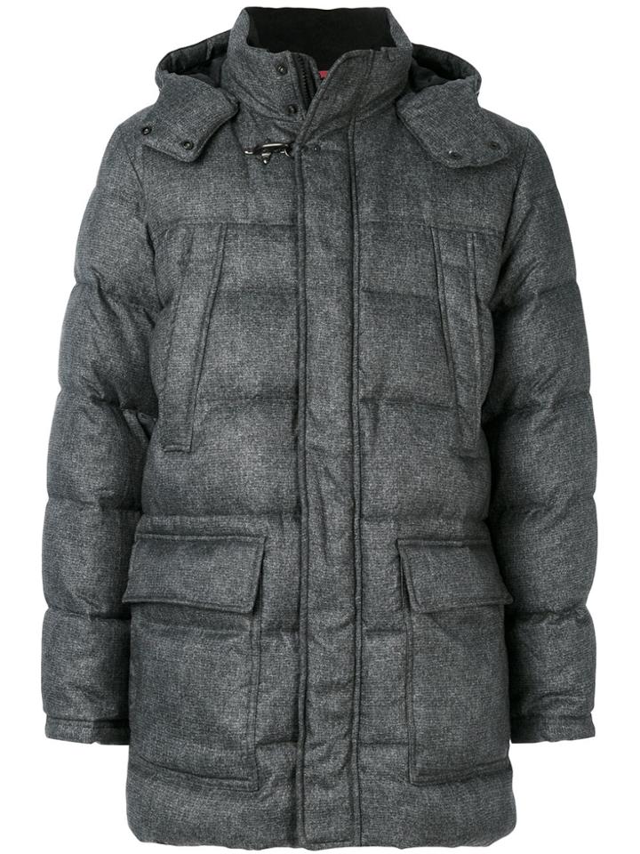 Fay Hooded Padded Jacket - Grey