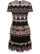 Valentino - Paradise Borders Veletta Dress - Women - Cotton/polyamide/polyester - 42, Black, Cotton/polyamide/polyester