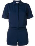 P.a.r.o.s.h. Short-sleeved Playsuit - Blue