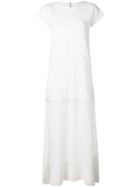 Agnona Layered T-shirt Dress - White