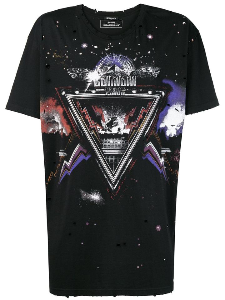 Balmain Graphic T-shirt - Black
