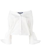 Jacquemus Off-shoulder Shirt, Women's, Size: 42, White, Cotton