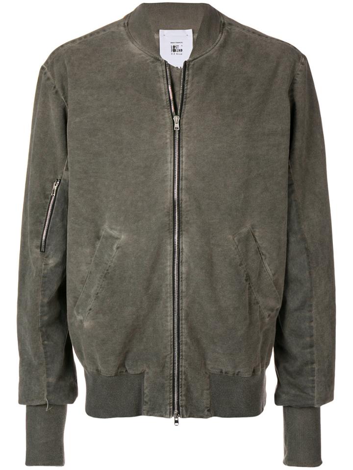Lost & Found Rooms Oversized Bomber Jacket - Nude & Neutrals