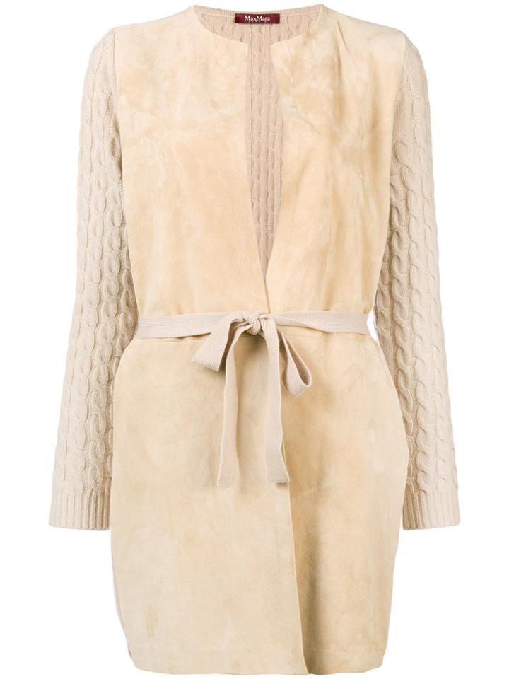 Max Mara Studio Duster Coat - Nude & Neutrals